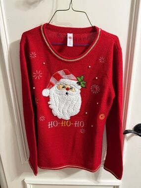 Red Santa 'Ho-Ho-Ho' Holiday Sweater